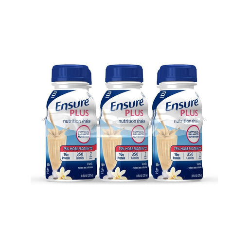 Ensure Ensure Plus Nutrition Shake Vanilla Ready To Drink Bottles 48 Fl Oz Fitness & Nutrition