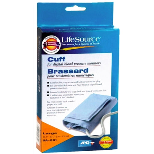 LifeSource LifeSource Digital Blood Pressure Cuff Large UA-281 Blood Pressure Monitors White Smoke