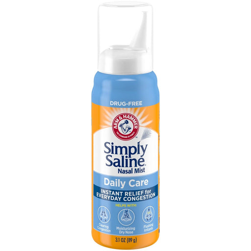 Simply Saline Simply Saline Arm & Hammer Nasal Mist, Daily Care - 3.1 Oz Medicine & Drugs