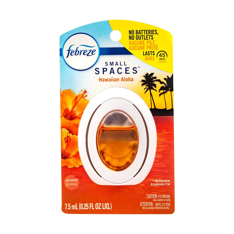 Febreze Febreze Small Spaces Hawaiian Aloha Air Freshener, 0.25 Fl Oz Air Fresheners White Smoke