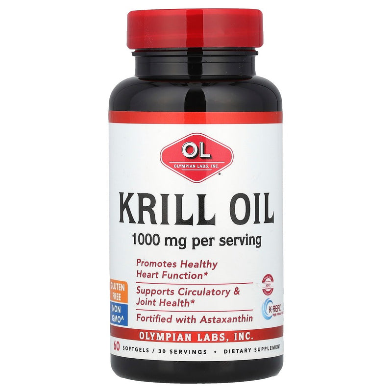 Olympian Labs Krill Oil  Gc  1000 Mg - 60 Sfg Vitamins & Supplements