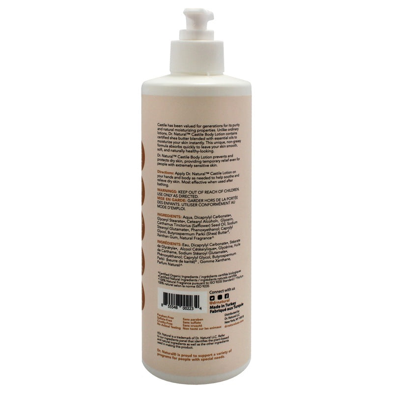 Dr. Natural Dr. Natural Castile Body Lotion - Shea Butter Plus Vanilla By - 16 Oz Lotion & Moisturizer