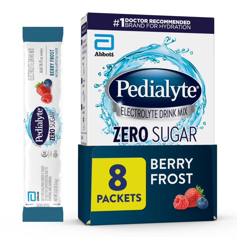 Pedialyte Pedialyte® Zero Sugar Electrolyte Drink Mix - Berry Frost Powdered Beverage Mixes