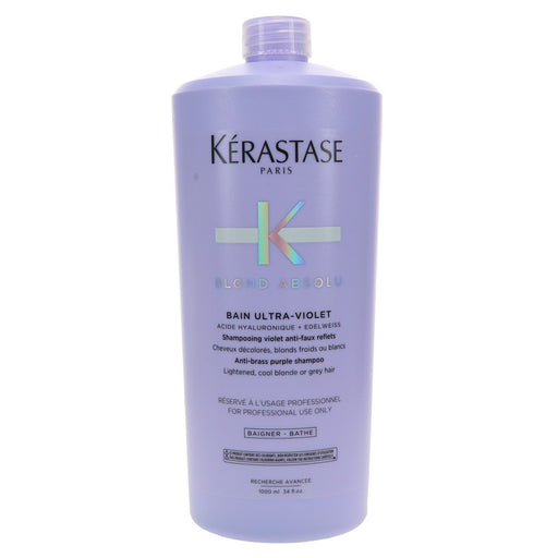 Kerastase Kerastase Kérastase Blond Absolu Bain Ultra-Violet Shampoo 34 Oz Shampoo Dark Gray