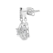 Bids.com Cubic Zirconia Earrings Sterling Silver Earrings