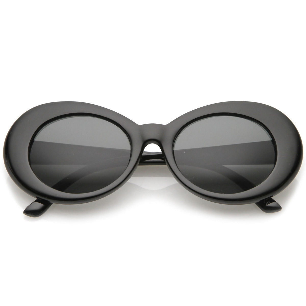 Women's Retro 1950's Fashion Oval Clout Sunglasses 51mm Clear Green