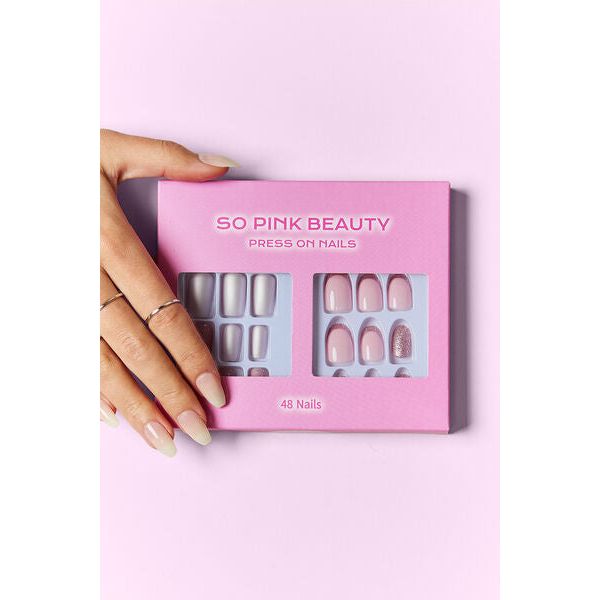 SO PINK BEAUTY Press On Nails 2 Packs