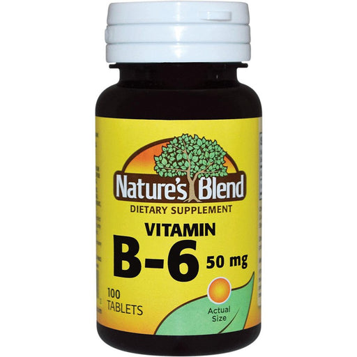 Nature's Blend Nature's Blend Vitamin B6 50 Mg Tablets Vitamins & Supplements