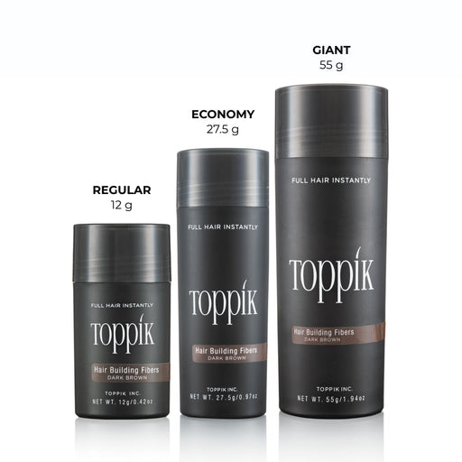 VIP Extensions Toppik Hair Building Fibers for Fine or Thinning Hair, Light Blonde Hair Building Fibers White Smoke