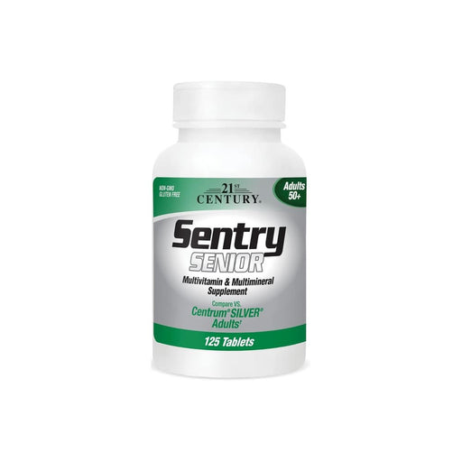 21st Century 21st Century Sentry Senior – Multivitamin &amp; Multimineral for Adults 50+ (125 Tablets) Vitamins & Supplements