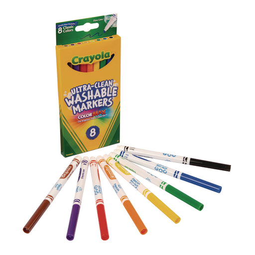 Crayola Crayola Markers, Ultra Clean Washable, Color Max, Fine Line, Classic Colors Markers