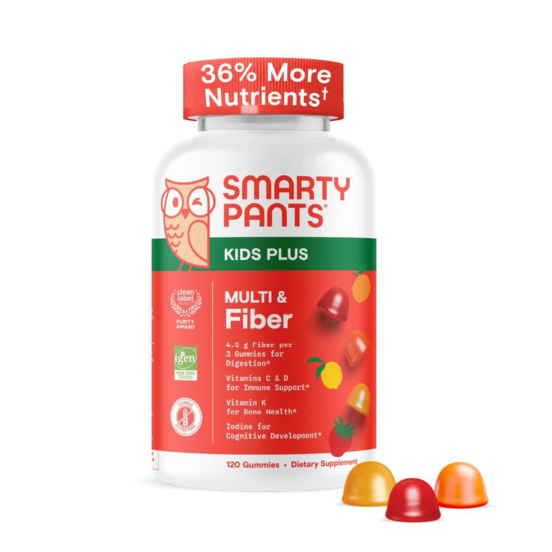 Smartypants Kids Plus Cw 120 M/Fbr Gmm Vitamins & Supplements