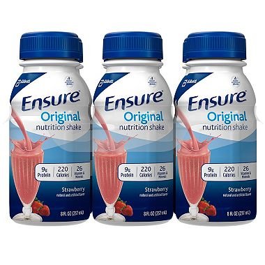 Ensure Ensure Original Nutrition Shake, Strawberry 8 Fl. Oz., 24 Ct. A1 Fitness & Nutrition
