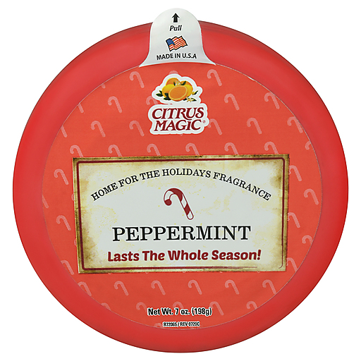 Citrus Magic Citrus Magic Solid Air Freshener Peppermint Twist Air Fresheners White Smoke
