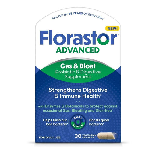 Florastor Florastor Advanced Gas & Bloat Probiotic & Digestive Supplement Health & Beauty