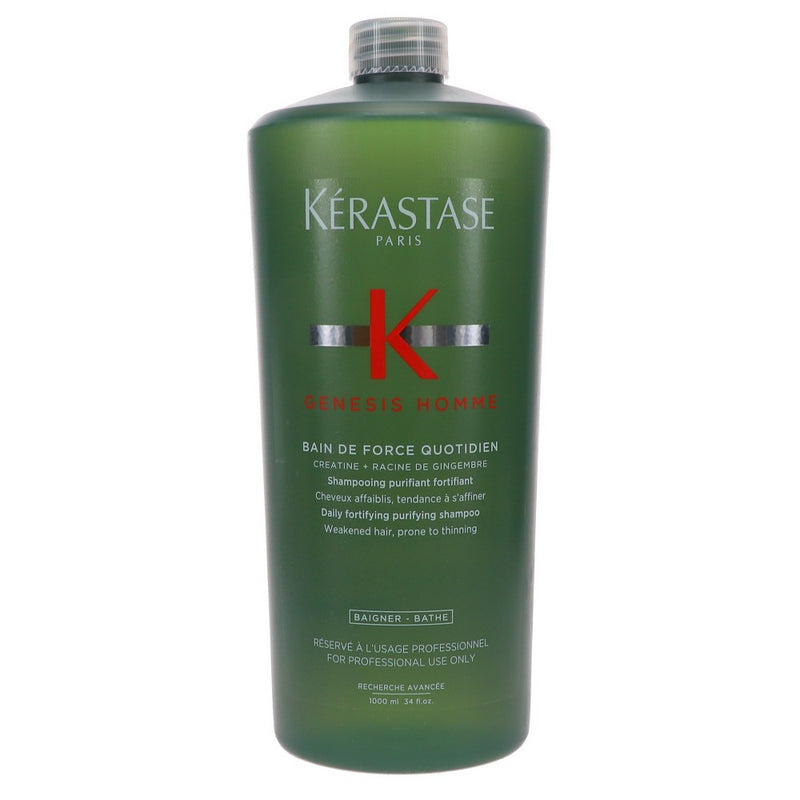 Kerastase Kerastase Genesis Homme Bain De Force Quotidien Shampoo 33.8 Oz Shampoo