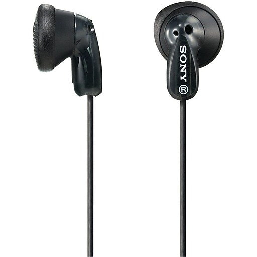 0 Sony MDR-E9LP Lightweight Earbuds, Black Headphones