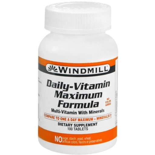 Windmill Windmill® Daily Vitamin Maximum Formula – 100 Tablets Vitamins & Supplements