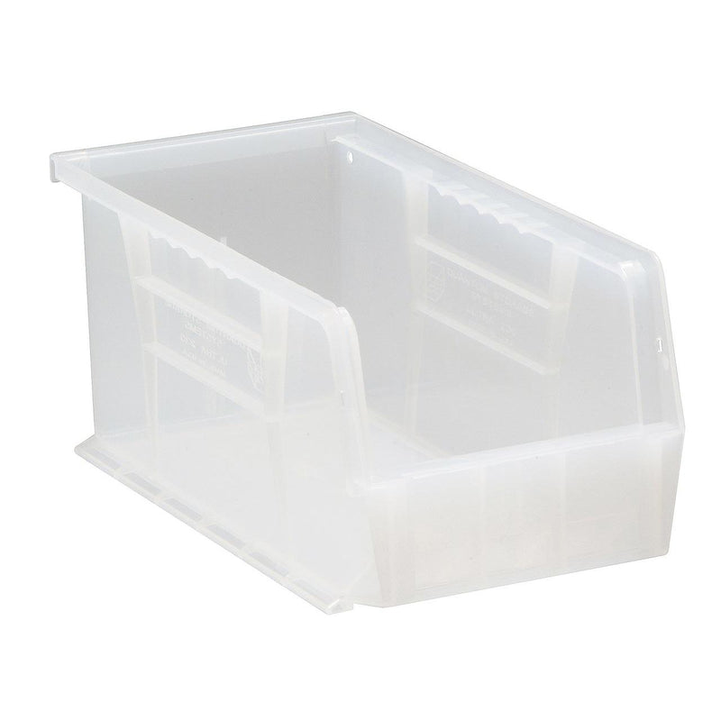 Quantum Storage Systems Quantum Storage Systems Hang And Stack Bin Clear PP 5 In QUS230CL Storage & Organization