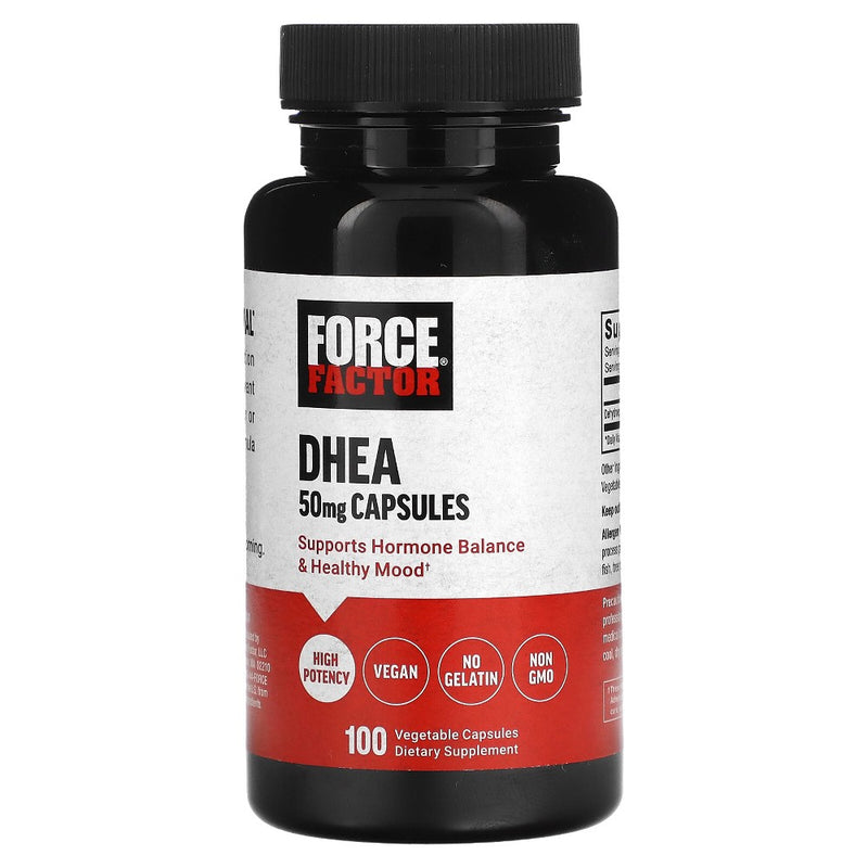 Force Factor Force Factor DHEA, 50 Mg, 100 Vegetable Capsules Single Vitamins