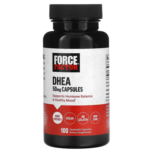 Force Factor Force Factor DHEA, 50 Mg, 100 Vegetable Capsules Single Vitamins