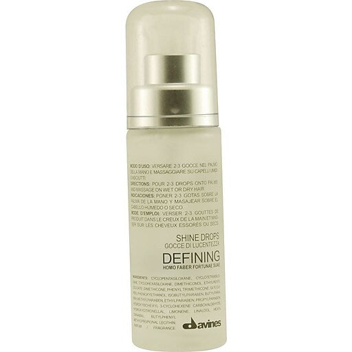 Defining Defining Davines Shine Drops For Unisex 1.1 Ounce Hair Styling Products