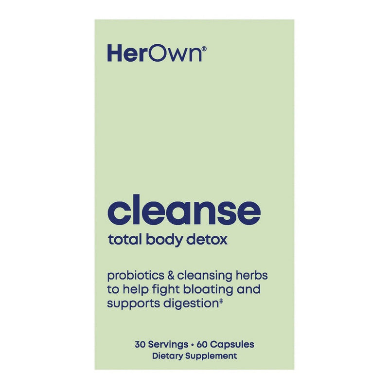 Her Own Her Own Cleanse - Gentle Detox & Gut Health - 60 Capsules Vitamins & Supplements