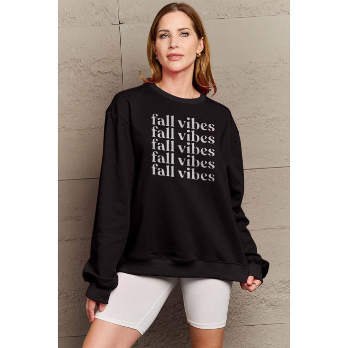 Simply Love FALL VIBES Graphic Sweatshirt