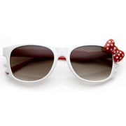 zeroUV Cute Kitty Colorful Polka Dot Bow Sunglasses 8799 Sunglasses