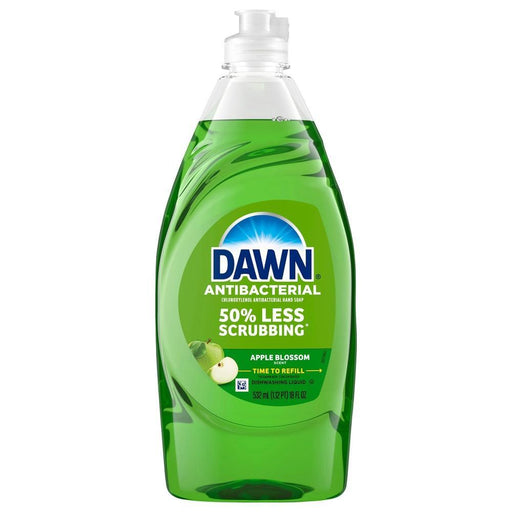 Dawn Dawn Ultra Antibacterial Dishwashing Liquid Dish Soap - Apple Blossom Scent, 18 Fl Oz Dish Detergent & Soap