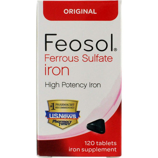 Feosol Feosol Original Ferrous Sulfate Iron Supplement Tablets Vitamins & Supplements