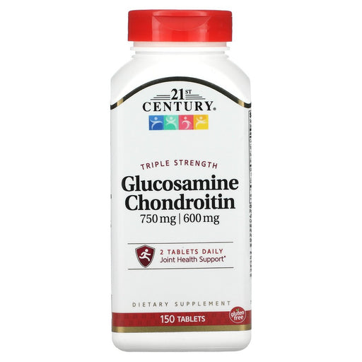 21st Century 21st Century Glucosamine / Chondroitin, Triple Strength, 750 Mg / 600 Mg, 150 Tablets Vitamins & Supplements