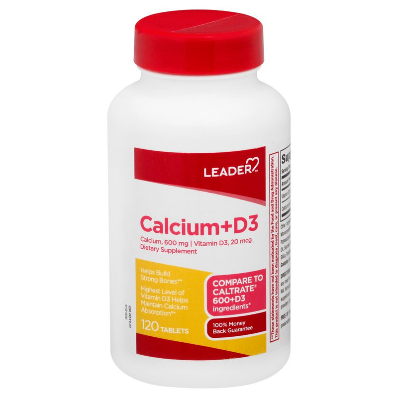 The Leader The Leader Tablets Calcium + D3 Vitamins & Supplements