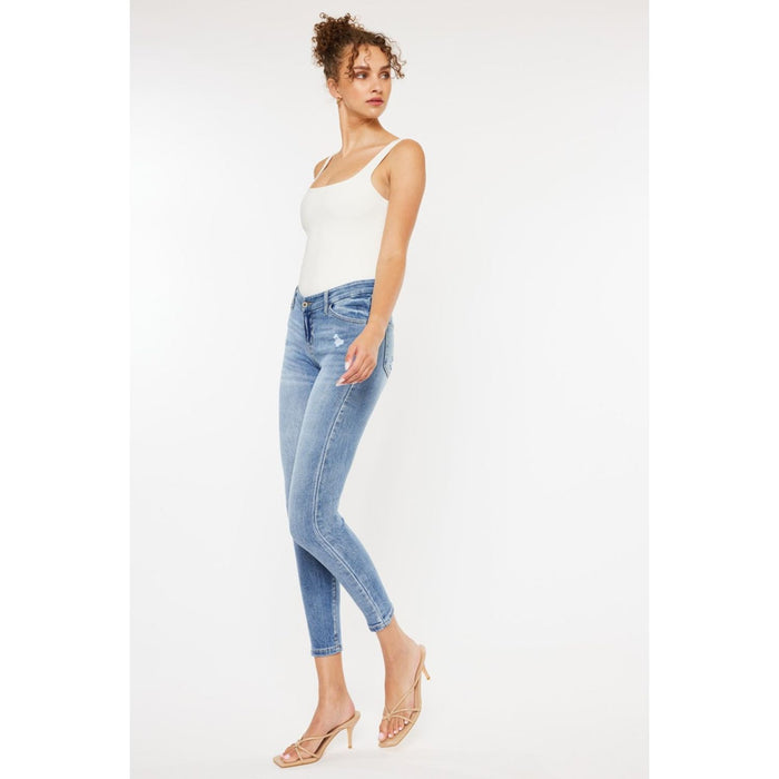 Kancan High Waist Cat's Whiskers Skinny Jeans