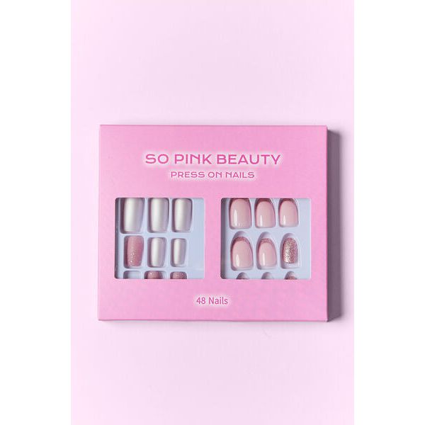 SO PINK BEAUTY Press On Nails 2 Packs