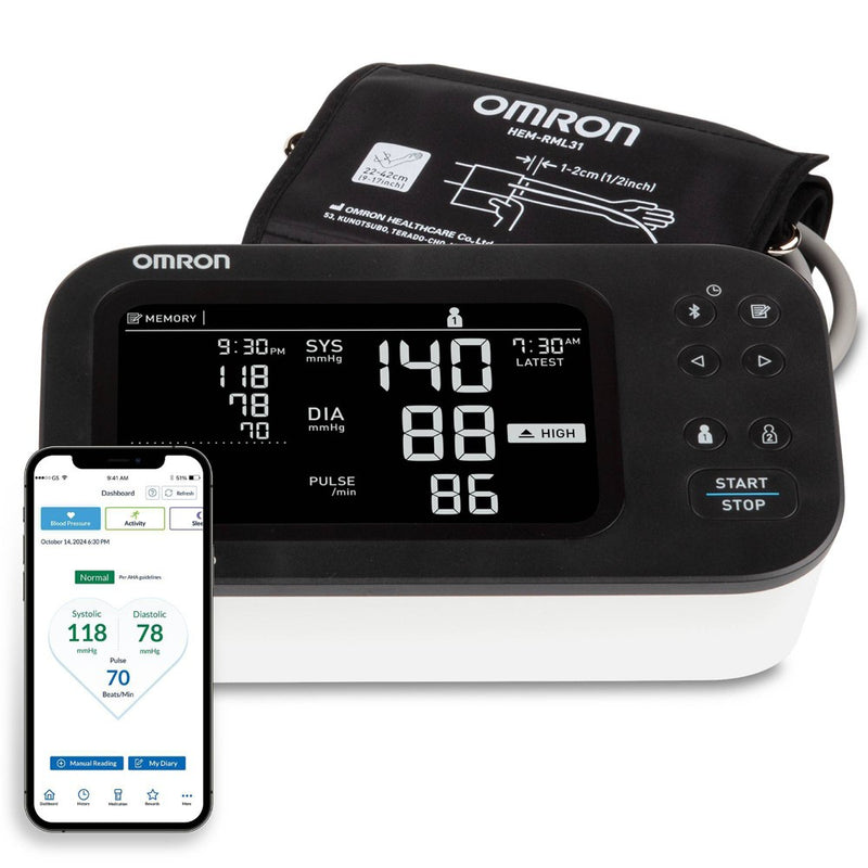 Omron Omron 10 Series Wireless Upper Arm Blood Pressure Monitor, Multi-User – Each Blood Pressure Monitors