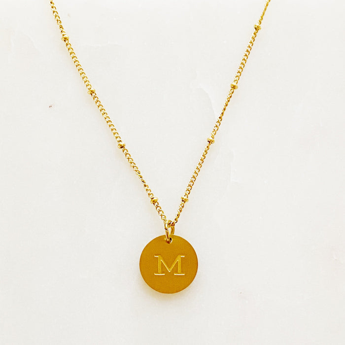 Ellison + Young: Singular Charm Initial Necklace