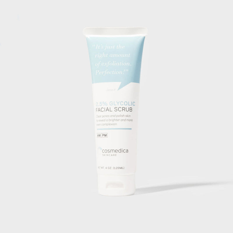 Cosmedica Skincare 2.5% Glycolic Facial Scrub Exfoliants