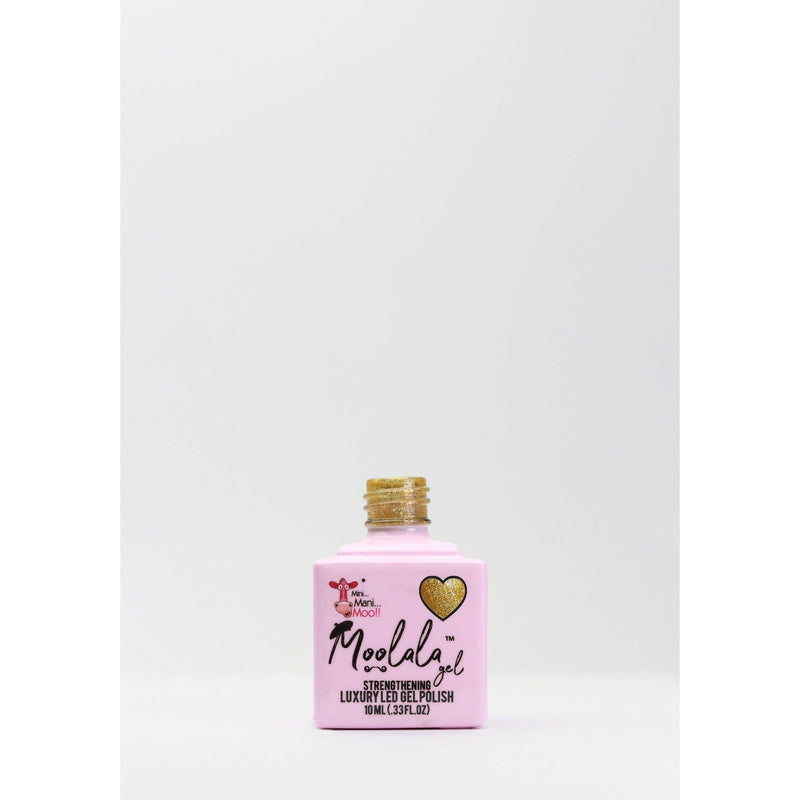 minimanimoo Moolala™ 2 Step Gel - #25 Glittery Gold Nail Polish