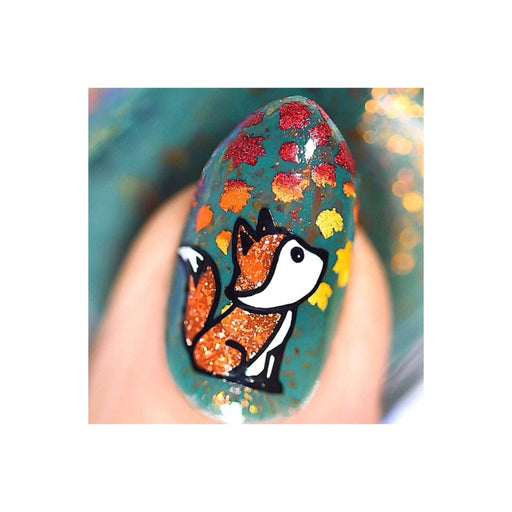 UberChic Beauty Lovely Leaves-04 Stamping Plate