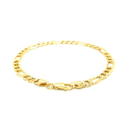 Bids.com 5.4mm 14k Yellow Gold Lite Figaro Bracelet Bracelets