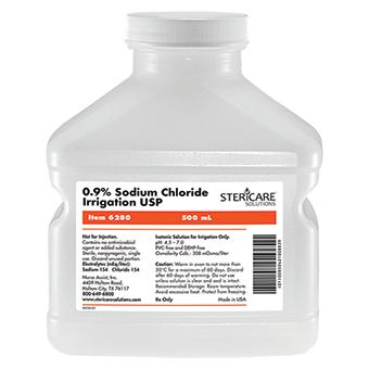Stericare Solutions Stericare Solutions 0.9% Sodium Chloride Irrigation Usp 500 Ml 1/pkg Watering & Irrigation