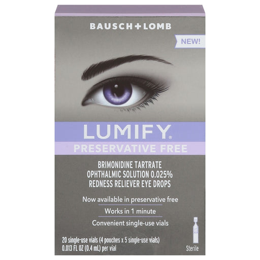 Bausch + Lomb Bausch + Lomb Lumify Preservative Free Redness Reliever Eye Drops Eye Drops & Lubricants