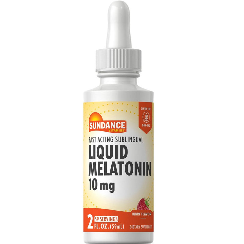 Sundance Sundance Liquid Melatonin, 10 Mg, Natural Berry Flavor 2 Oz Vitamins & Supplements