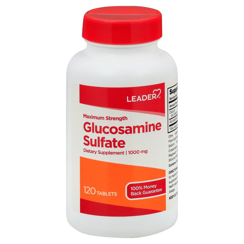 The Leader Leader(Tm) Maximum Strength Glucosamine Sulfate Tablets 120Ct Vitamins & Supplements