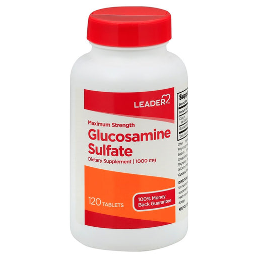 The Leader Leader(Tm) Maximum Strength Glucosamine Sulfate Tablets 120Ct Vitamins & Supplements