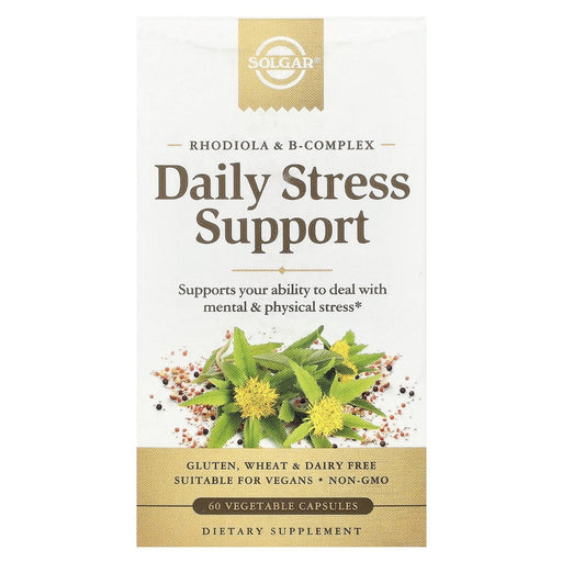 Solgar Solgar Daily Stress Support, Rhodiola & B-Complex, 60 Vegetable Capsules Vitamins & Supplements