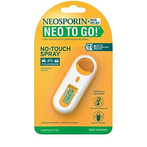 Neosporin Neosporin Anti-Septic Pain Relieving Spray - 1 Ct, (Neosporin) Pet Training Sprays & Solutions Sandy Brown