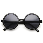 zeroUV 1980's Retro Round Sunglasses Fashion Sunglasses 8754 Sunglasses