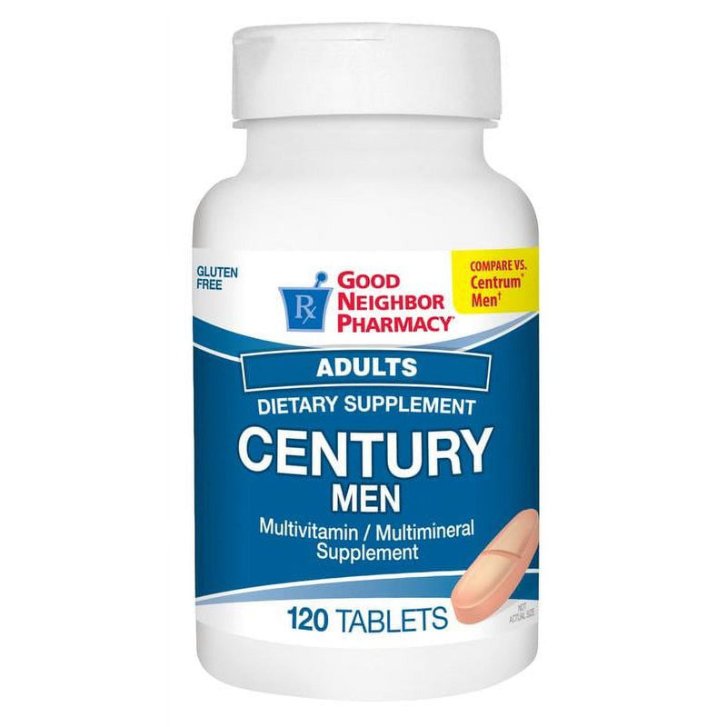 Silver Rod Pharmacy Silver Rod Pharmacy GNP Century Adult Men Multivitamin 120 Tablets Vitamins & Supplements
